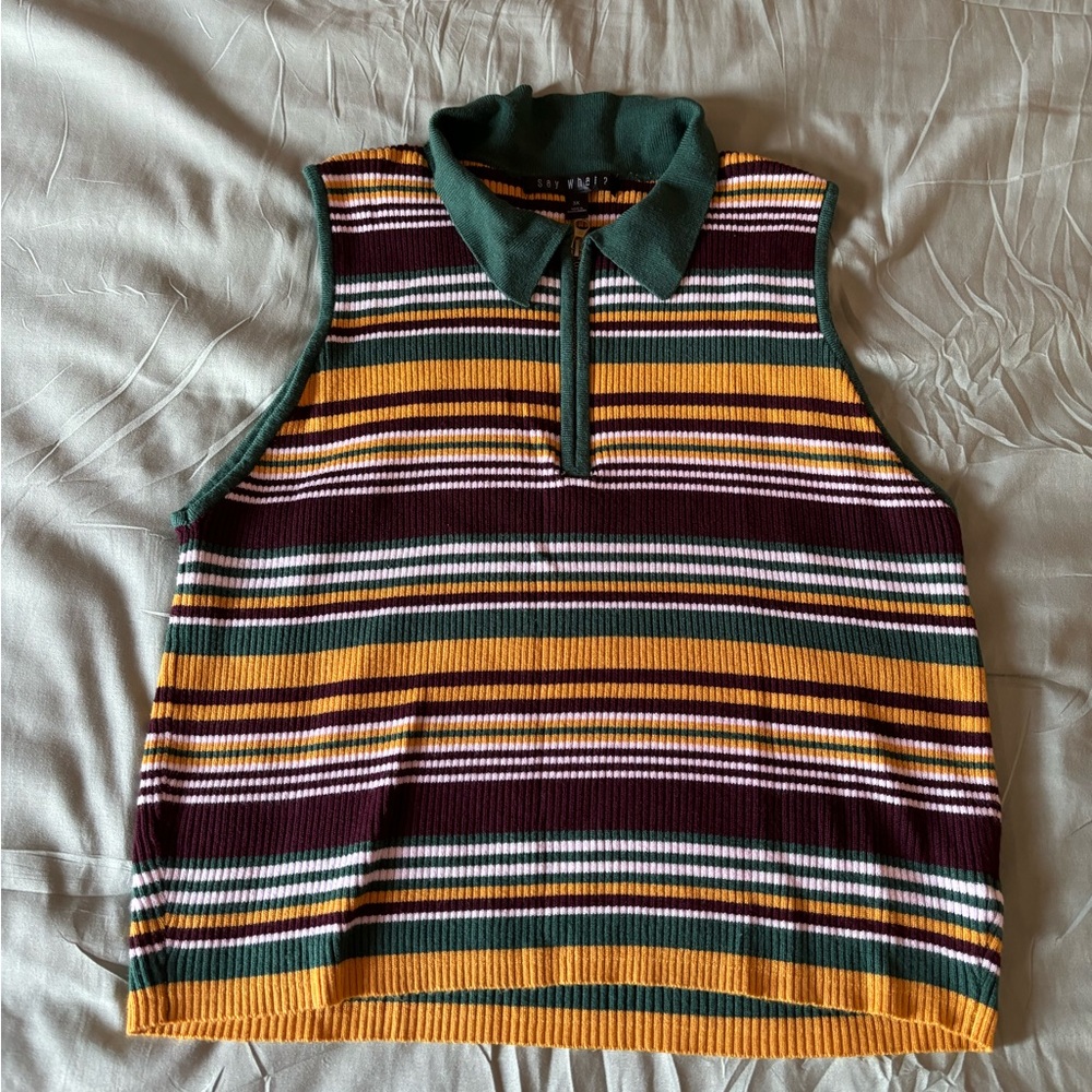 Collared vest